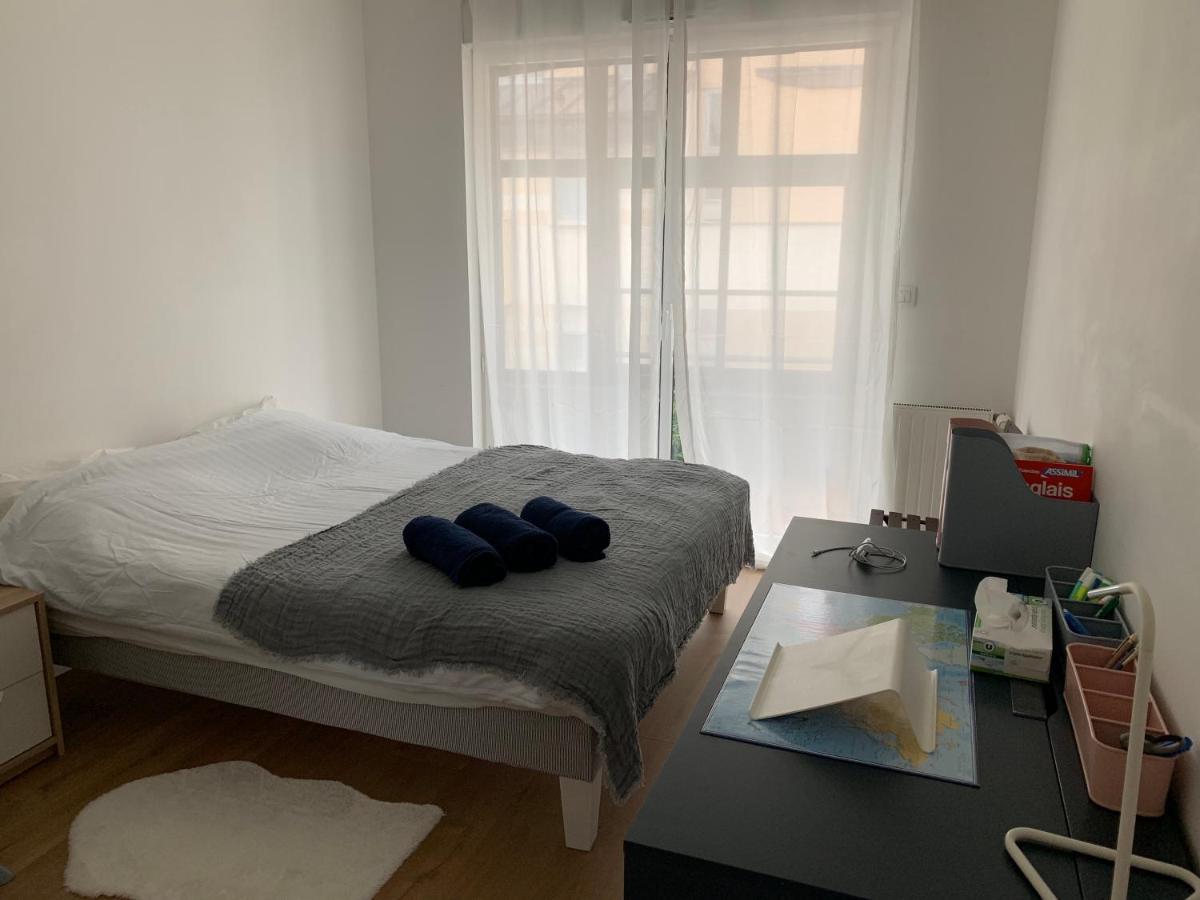 Appartement Centre Ville Avec Terrasse Et Parking Securise 렌 외부 사진